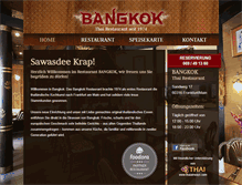 Tablet Screenshot of bangkok-restaurant.com